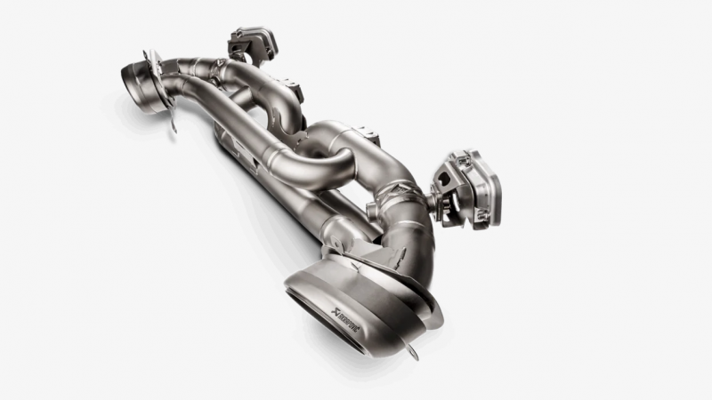 Photo of Akrapovic Titanium Slip-On Race Line Exhaust for the Porsche 992 Dakar - Image 2